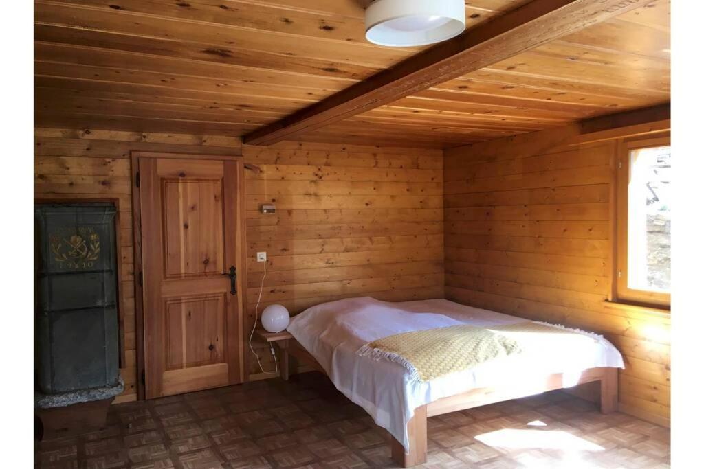 Alpia 26 - Zwei Zimmerwohnung In Traditionellem Walliser Haus Gasenried 외부 사진